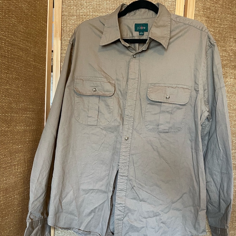 J. Crew Khaki Safari Shirt